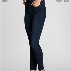 Liverpool dark wash the Ankle Skinny jean